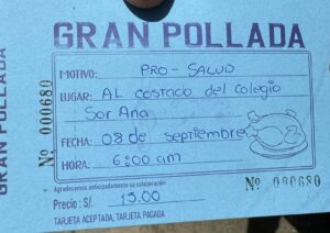 Pueden apoyar con una pollada que será cerca al colegio Sor Ana en Paucarpata. Foto: Iletrados Noticias.